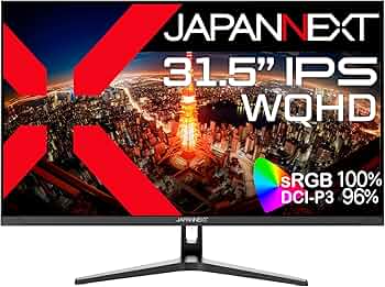 液晶ディスプレイ 31.5型ワイド WQHD(2560×1440) Amazon.co.jp: JAPANNEXT 31.5インチ モニター WQHD 2560x1440解像度
